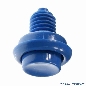 Flipperknopf blau