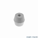 Gummimutter weiß