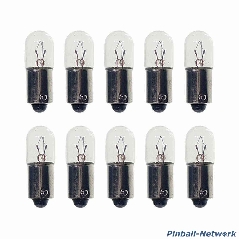#44 Flipperlampe mit Bajonettsockel, 10er Pack