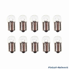 #63 Flasherlampe mit Bajonettsockel, 10er Pack