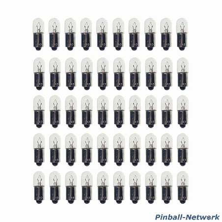 #47 Flipperlampe mit Bajonettsockel, 50er Pack