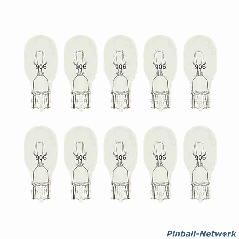 #906 Flasherlampe mit Glassockel, 10er Pack