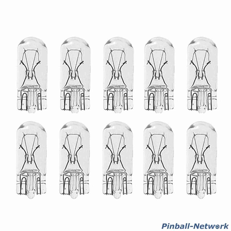 #555 Flipperlampe mit Glassockel, 10er Pack
