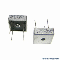 Brückengleichrichter KBPC 3504, Drahtanschlüsse
