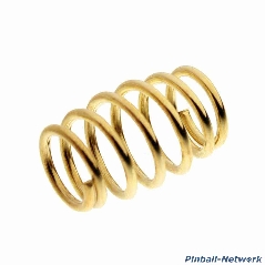 Abschussfeder außen, gold