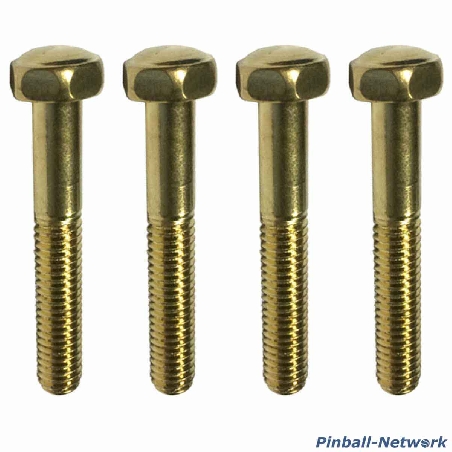 Flipperbeinschraube gold, 4er Set