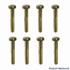 Flipperbeinschraube gold, 8er Set