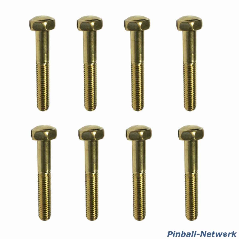 Flipperbeinschraube gold, 8er Set
