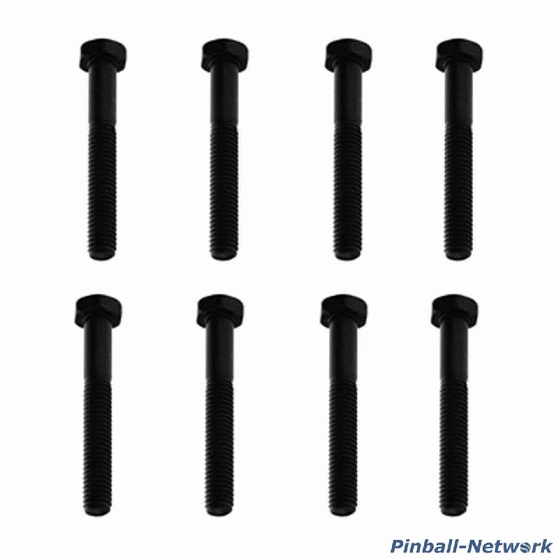 Flipperbeinschraube schwarz, 8er Set