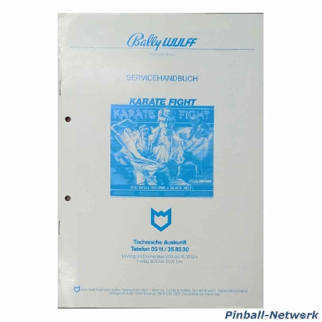 Karate Fight Servicehandbuch, Original