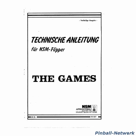 The Games NSM Technische Anleitung, Original