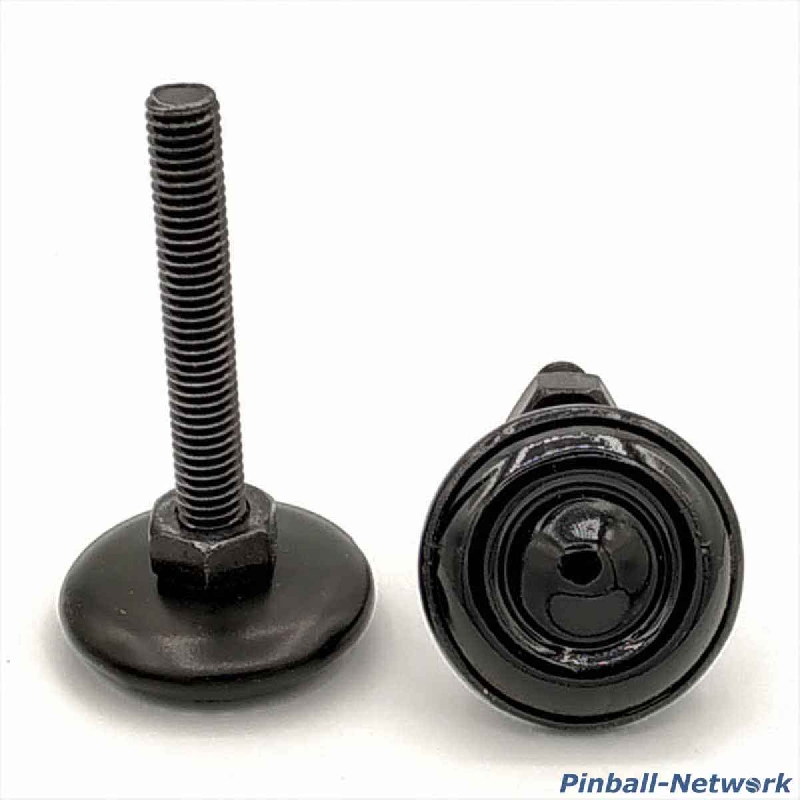 Flipperstellfuß schwarz