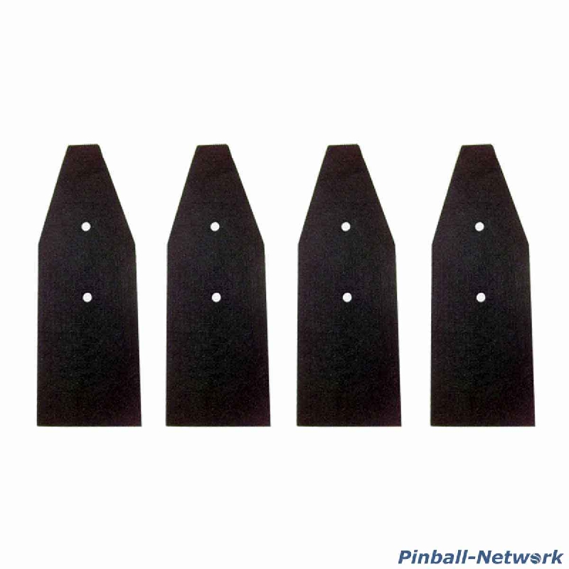 Beinprotetoren schwarz, 4er Set