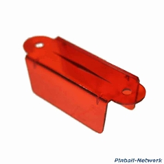 Lane Guide 2-3/4", rot transparent