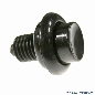 Flipperknopf schwarz