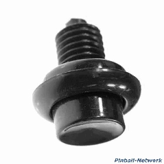 Flipperknopf schwarz
