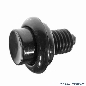 Flipperknopf schwarz