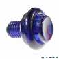 Flipperknopf blau transparent