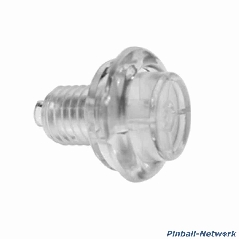 Flipperknopf transparent