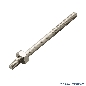 Metallpost 530-5012-02, lang