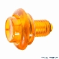 Flipperknopf orange transparent