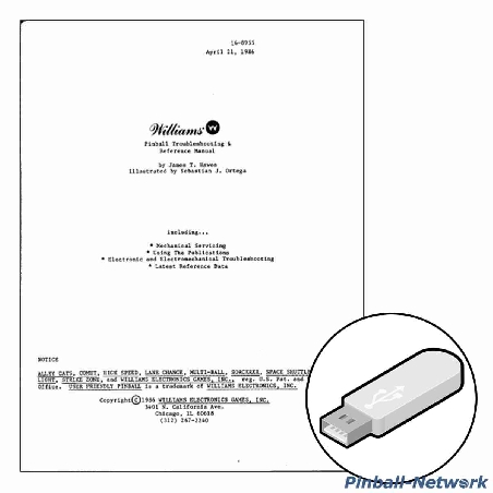 Williams Pinball Troubleshooting & Referenz Manual 1986