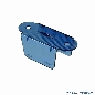 Lane Guide 2-1/8", blau transparent