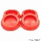 Untersetzer für Flipperfuß rot, 4er Set
