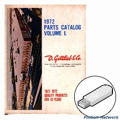 Gottlieb Parts Catalog 1972