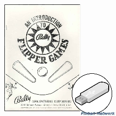 Bally An Instruction To Bally Pinball Games