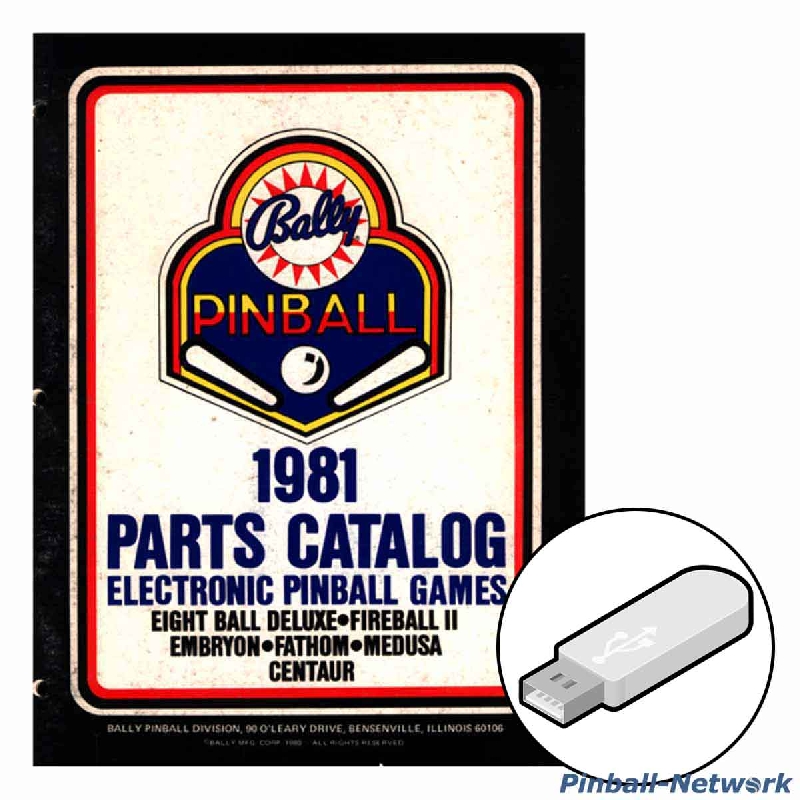 Bally Parts Catalog 1981
