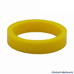 Flipperfingergummi Silikon gelb, schmal