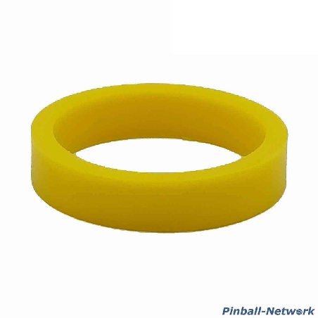 Flipperfingergummi Silikon gelb, schmal