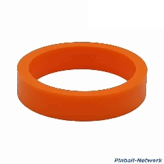 Flipperfingergummi Silikon orange, schmal