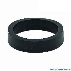 Flipperfingergummi Silikon schwarz, schmal
