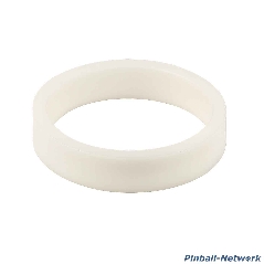 Flipperfingergummi Silikon weiß, schmal