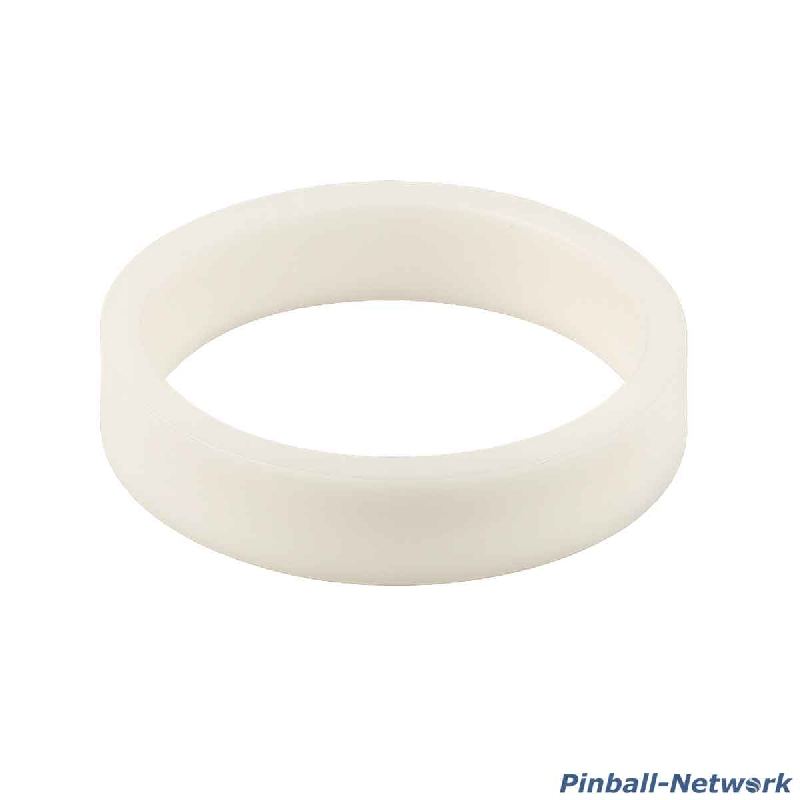 Flipperfingergummi Silikon weiß, schmal