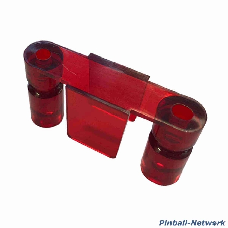 Lane Guide Stern/Sega, rot transparent