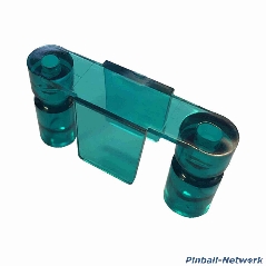 Lane Guide Stern/Sega, teal transparent