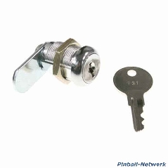 Schloss für Kassentür 7/8" (22,3 mm), gleichschließend