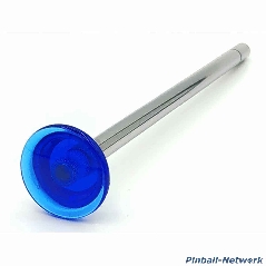 Abschussstange mit Kunststoffknauf, blau transparent