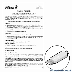Alien Poker Instruction Booklet