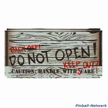 Scared Stiff Crate Door Decal