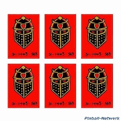 Black Knight 2000 Drop Target Decals