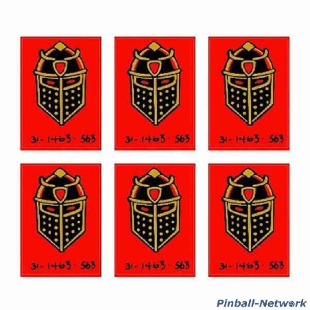 Black Knight 2000 Drop Target Decals