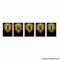 Judge Dredd Drop Target Decals