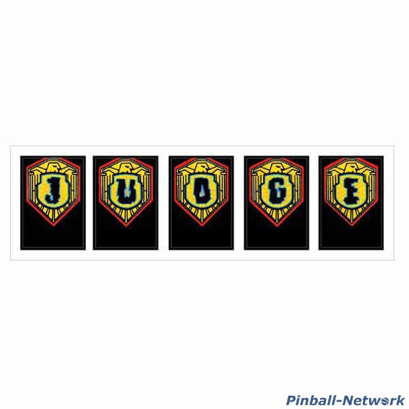 Judge Dredd Drop Target Decals