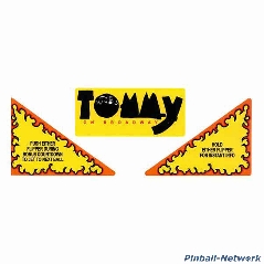 The Who's Tommy Pinball Wizard Apron Decals