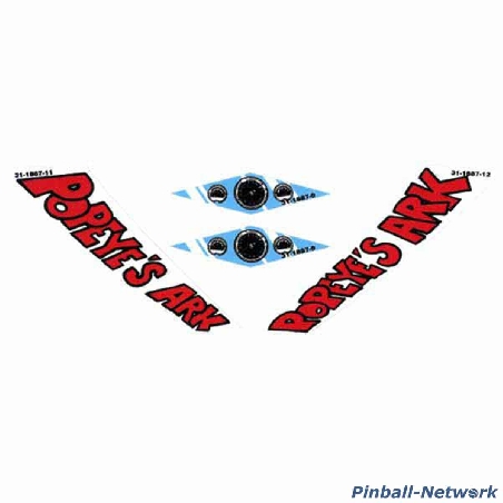 Popeye Saves The Earth Apron Decals