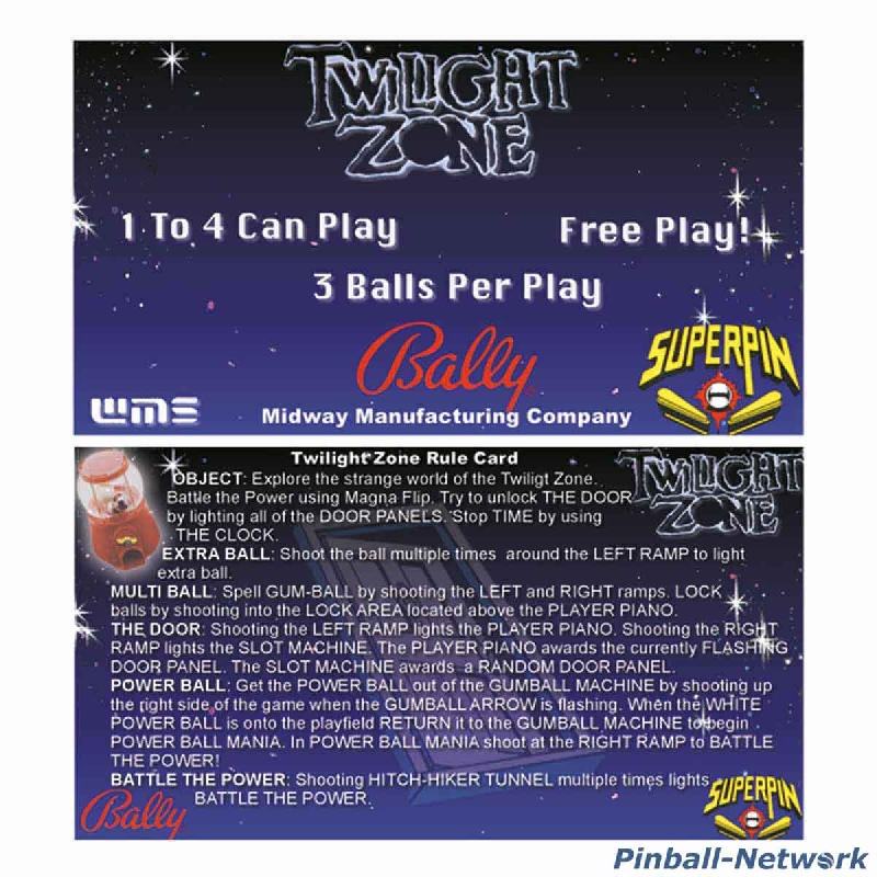 Twilight Zone Custom Cards